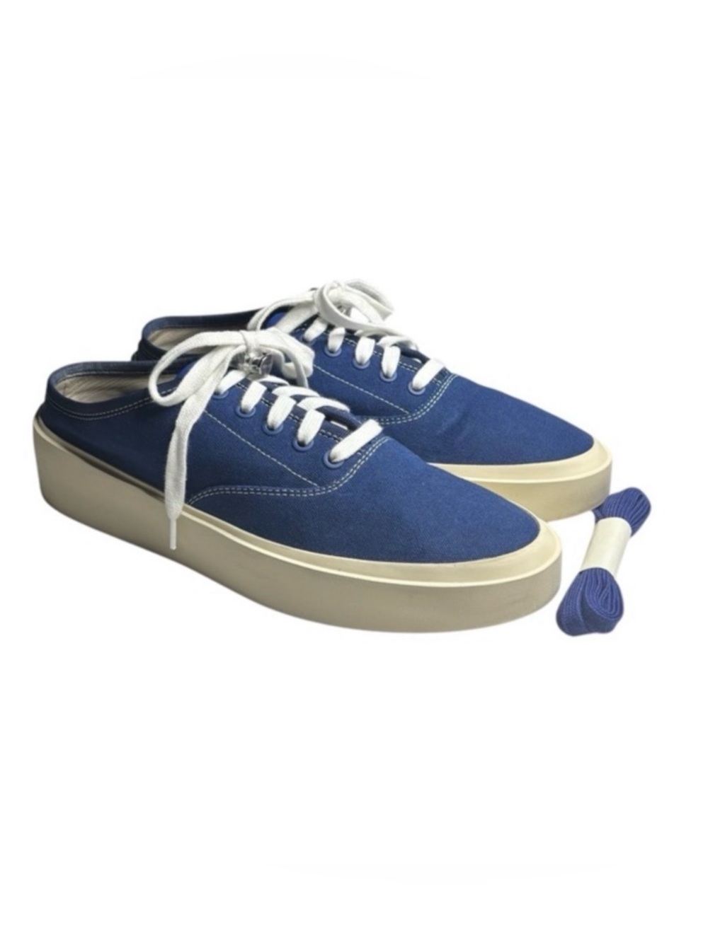 FEAR OF GOD | Men’s 101 Backless Canvas Sneaker Navy US 8 Athleisure Streetwear
